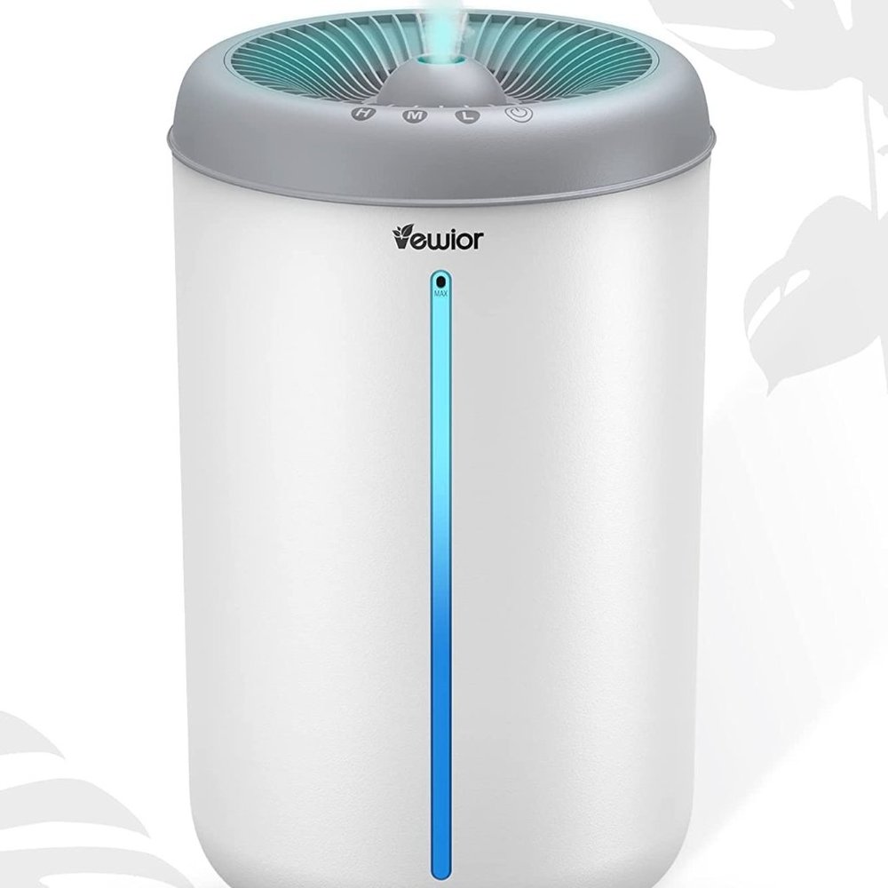 VEWIOR No Leaks 4.5L Cool Mist Humidifiers, Large Room Top Filling Up To 48 Hr